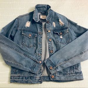 Ripped Jean Jacket
